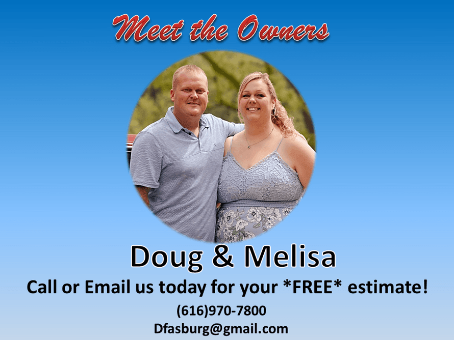Doug & Melisa Fasburg, owners of Fresh Cuts Lawn Care and Landscaping